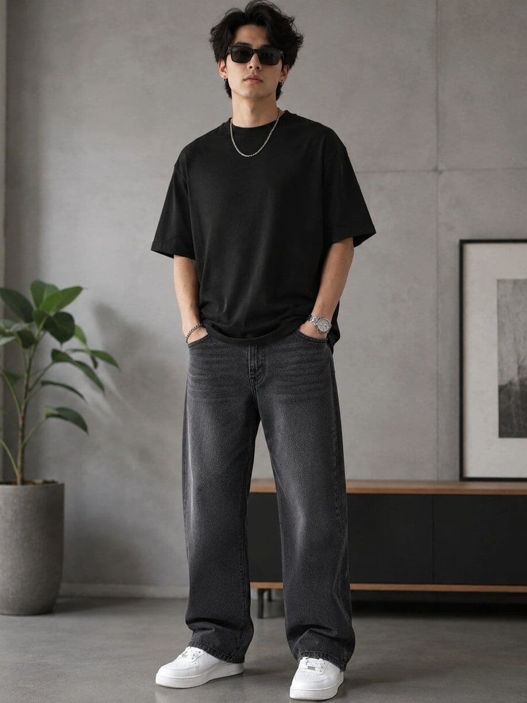 HIGH DENIM Men Straight Fit Mid-Rise Stretchable Jeans - view 1