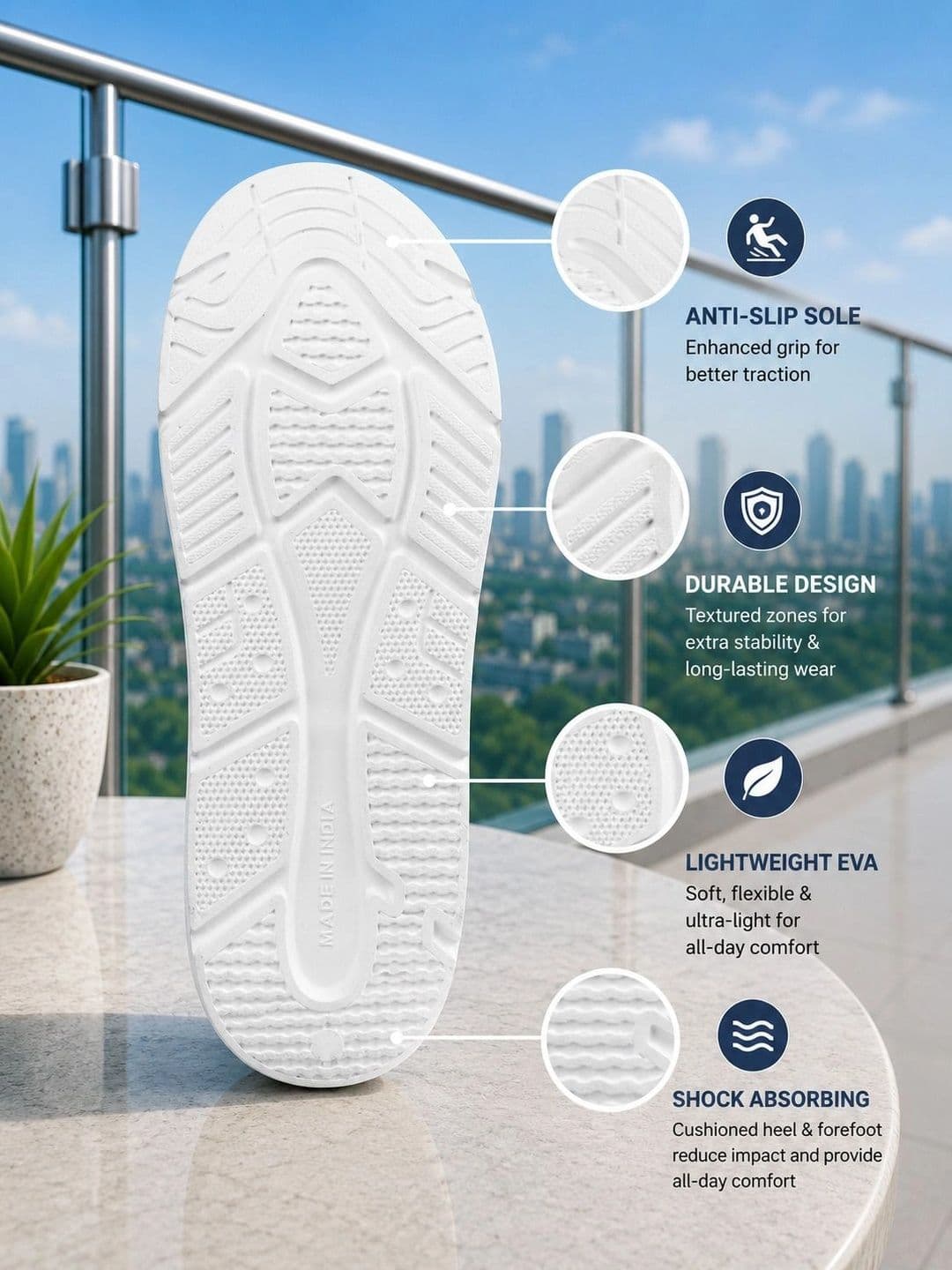 TRV Men Thong Flip-Flops thumbnail 7