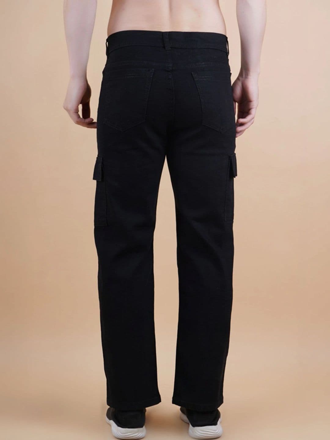 HERE&NOW Men Classic Regular Fit Mid-Rise Stretchable Jeans thumbnail 4