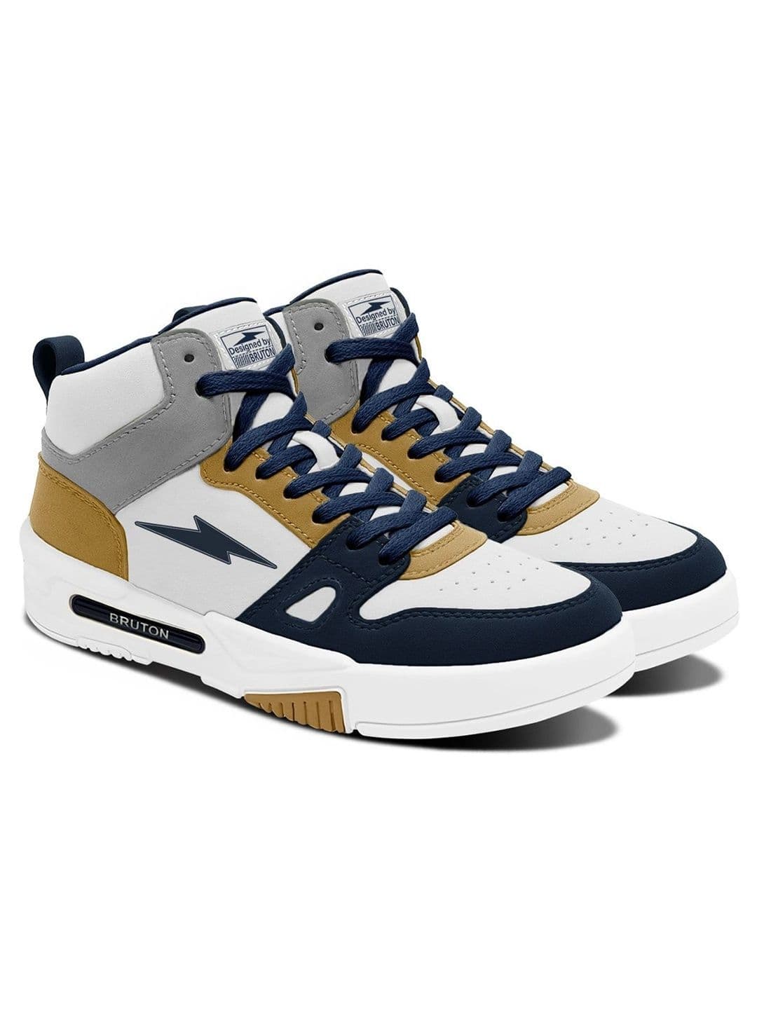Bruton Men High-Top Running Non-Marking Shoes thumbnail 3