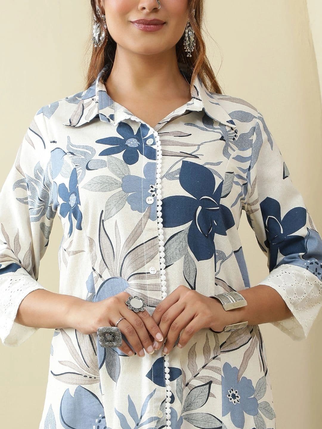 Anouk Women Floral Printed Floral Kurta thumbnail 6