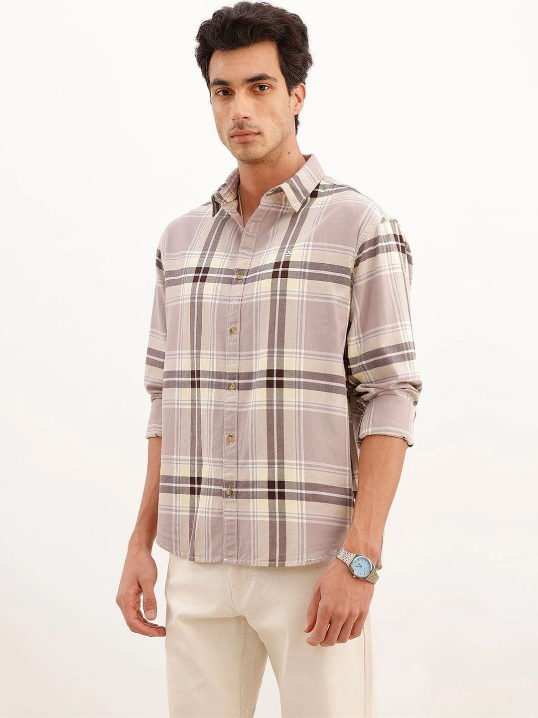 WROGN Men Comfort Checked Casual Shirt thumbnail 4