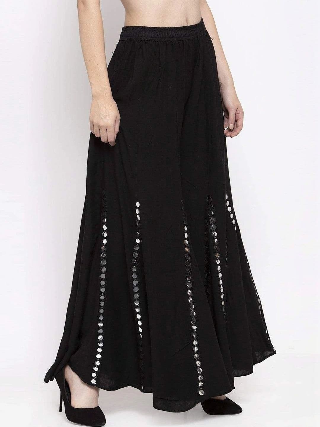 Meyara Women Embellished Knitted Ethnic Palazzos thumbnail 6