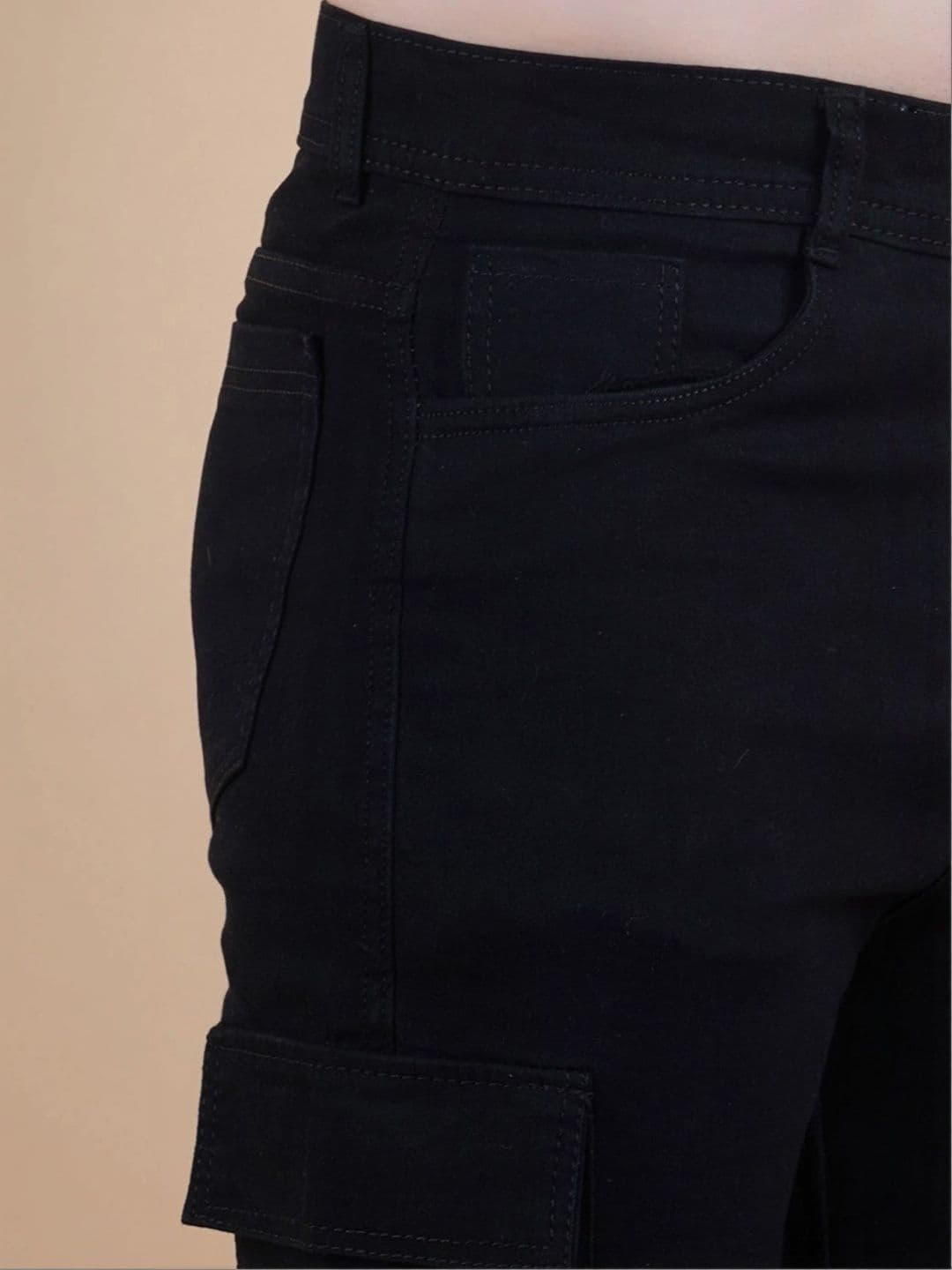 R.Code by The Roadster Life Co. Men Classic Regular Fit Mid-Rise Stretchable Jeans thumbnail 3