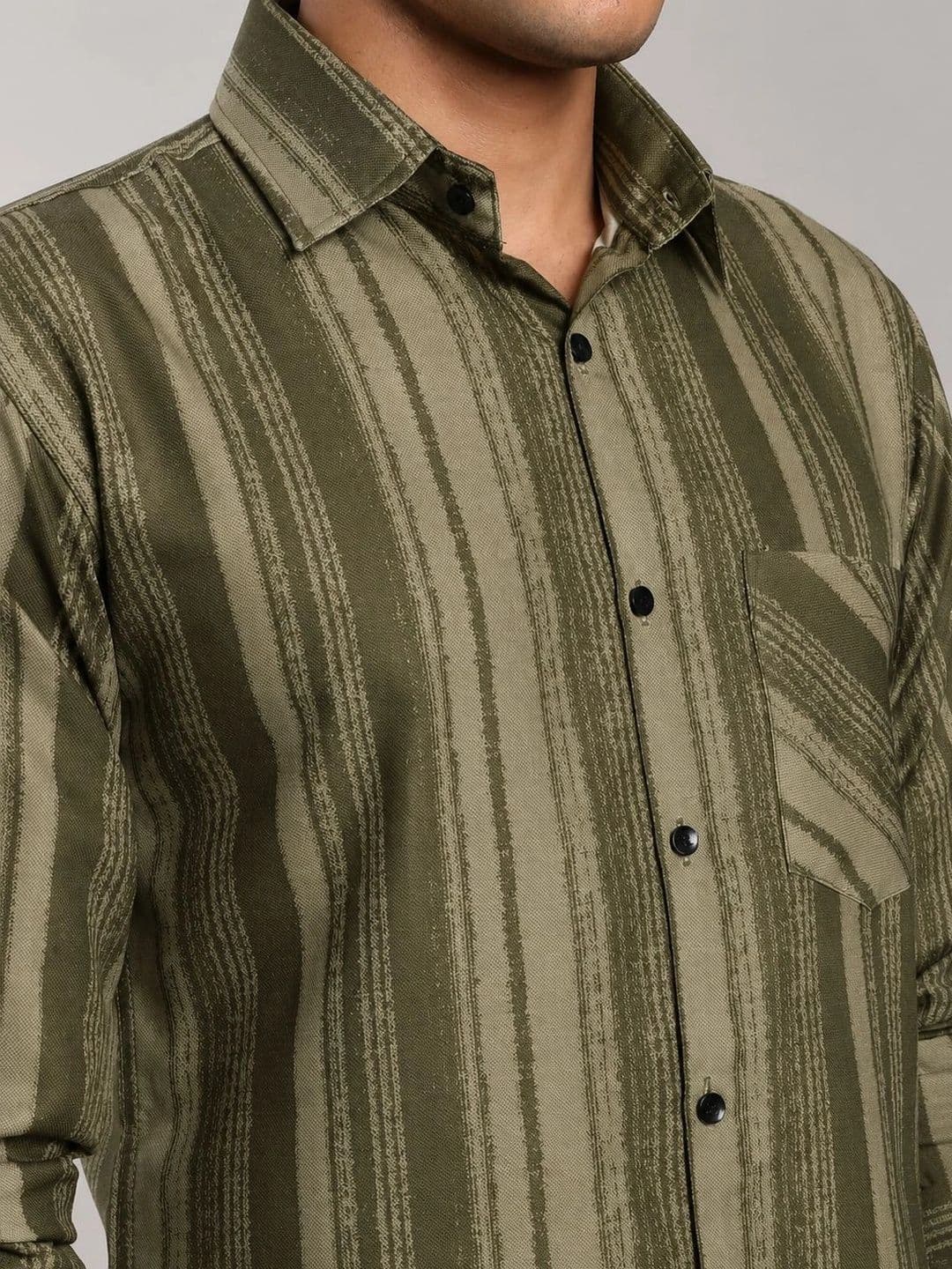 Metronaut Men Comfort Striped Casual Shirt thumbnail 6