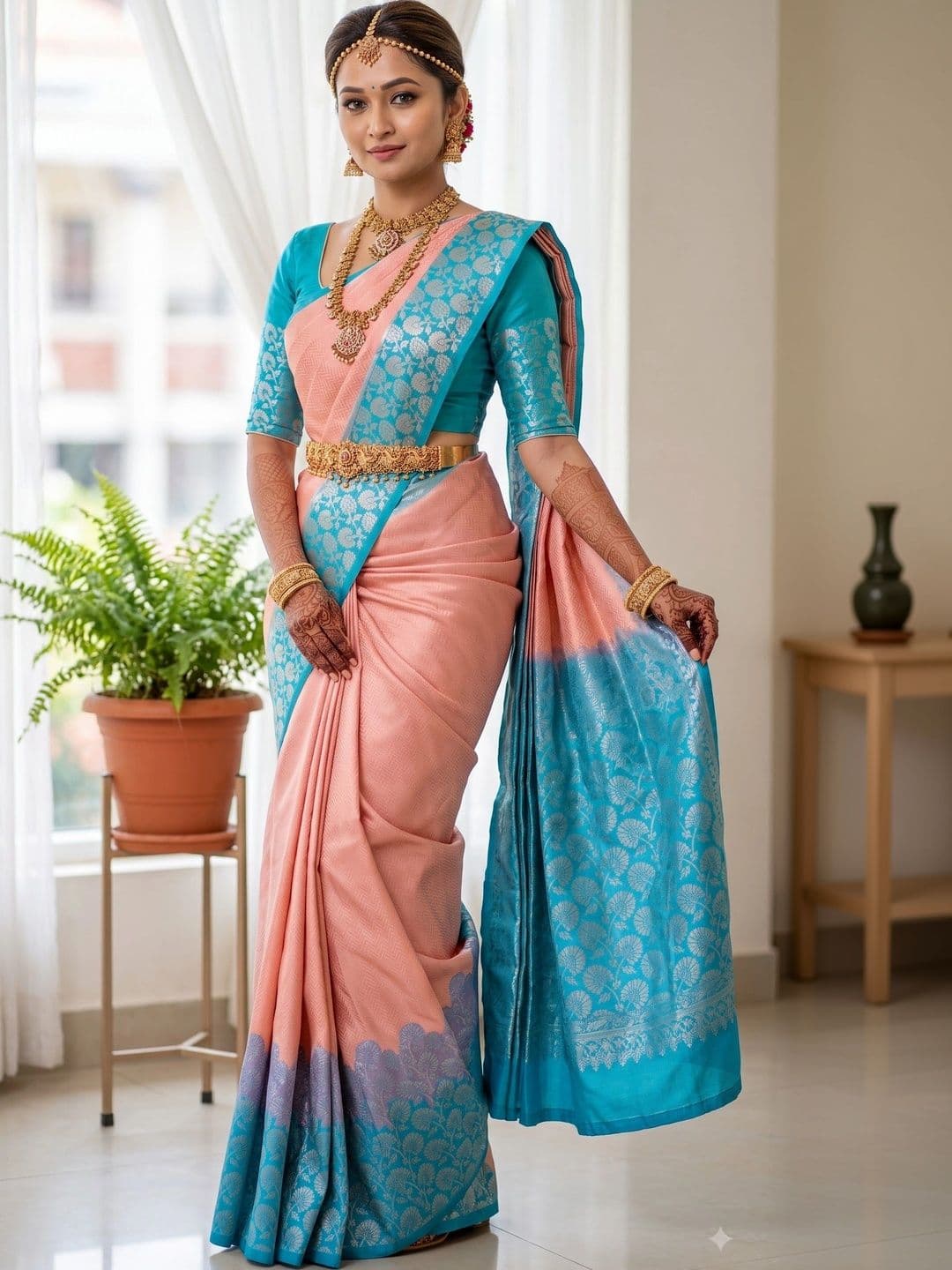 VastraVestit Zari Art Silk Kanjeevaram Saree - view 1