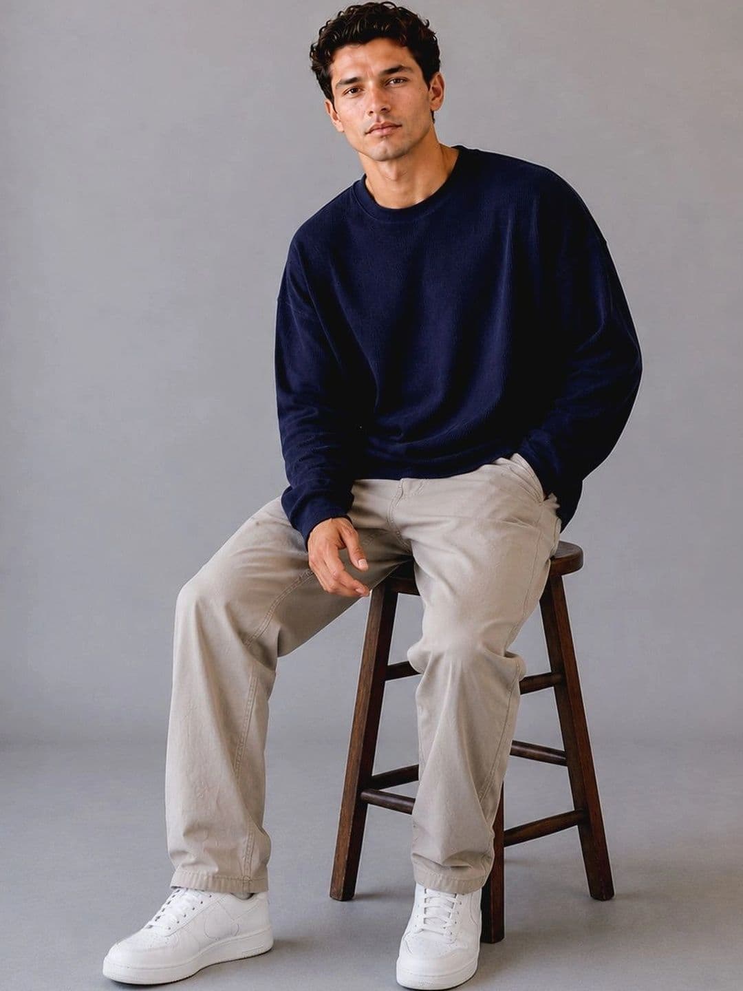 BRAHMOR Men Drop-Shoulder Sleeves Boxy T-shirt thumbnail 6