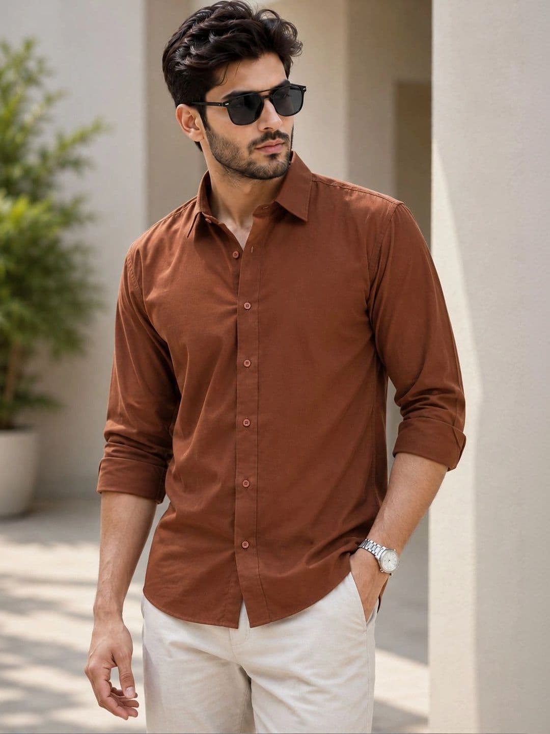 NEXOIRA Men Relaxed Casual Shirt - view 1