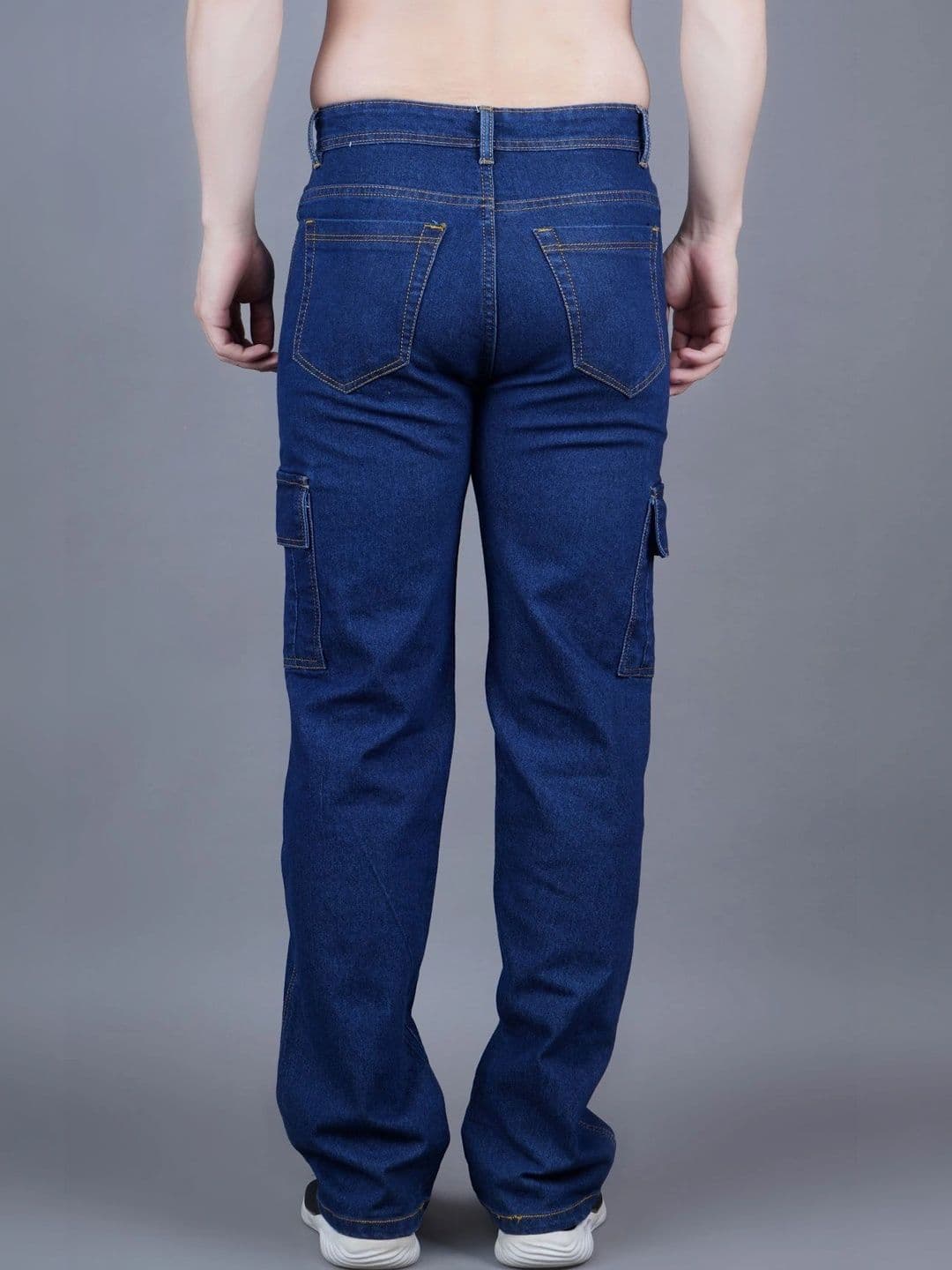 HERE&NOW Men Classic Regular Fit Mid-Rise Stretchable Jeans thumbnail 2