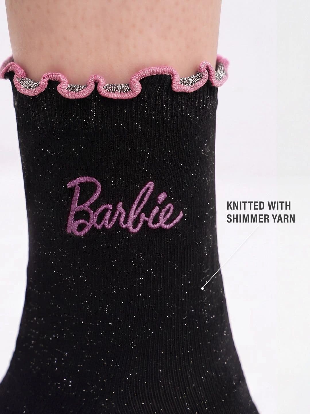 The Souled Store Unisex Cotton Blend Patterned Above Ankle Socks thumbnail 2