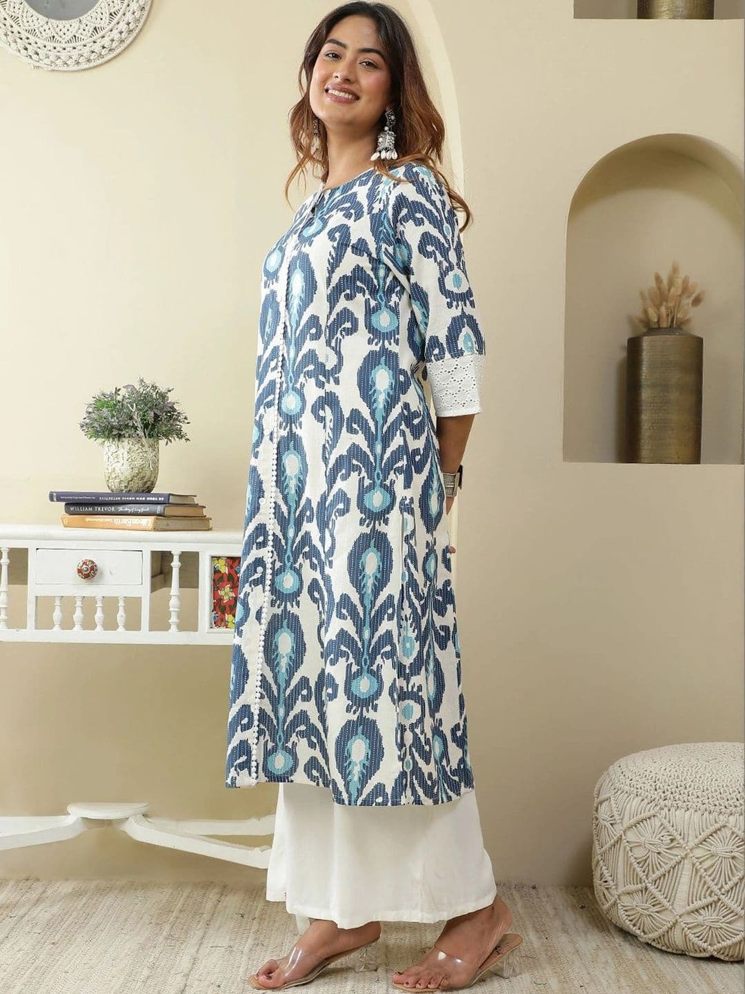 Anouk Women Ethnic Motifs Printed Kurta thumbnail 5