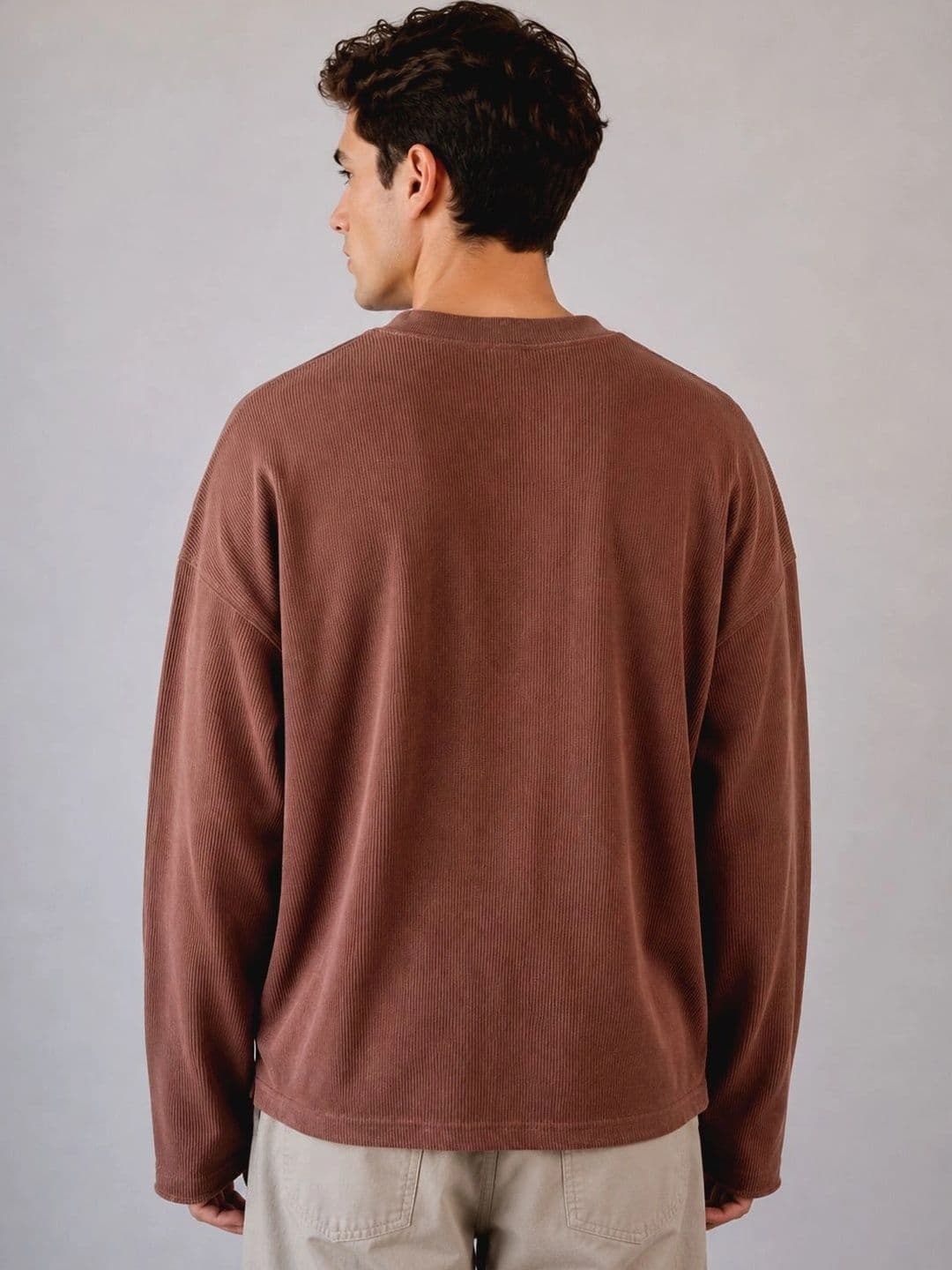 BRAHMOR Men Drop-Shoulder Sleeves Boxy T-shirt thumbnail 5