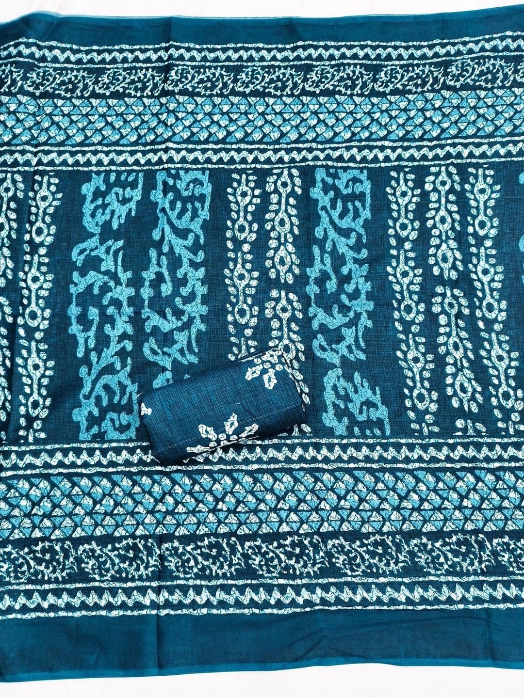 Dhaaga Ghar Printed Pure Cotton Unstitched Dress Material thumbnail 4