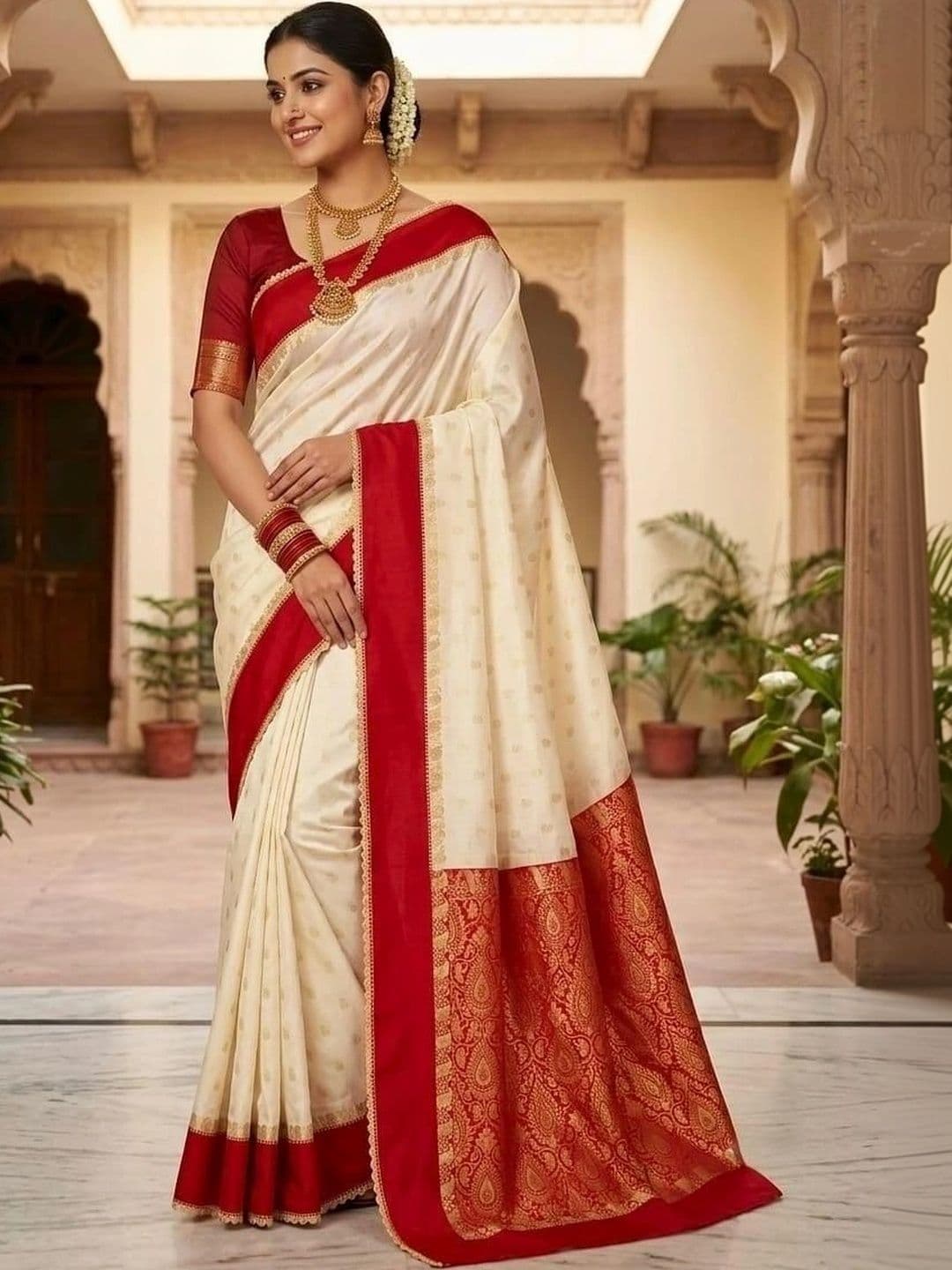 Silk Loomluxe Woven Design Art Silk Saree thumbnail 3
