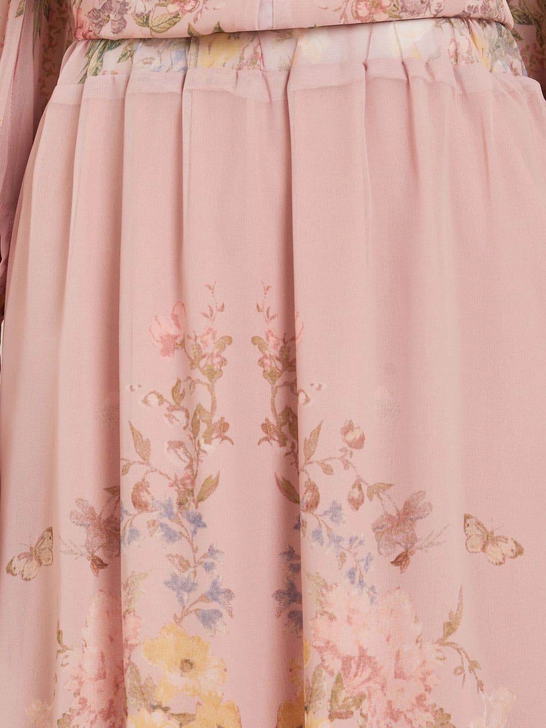 Styli Women Floral Midi A-Line Skirt thumbnail 2