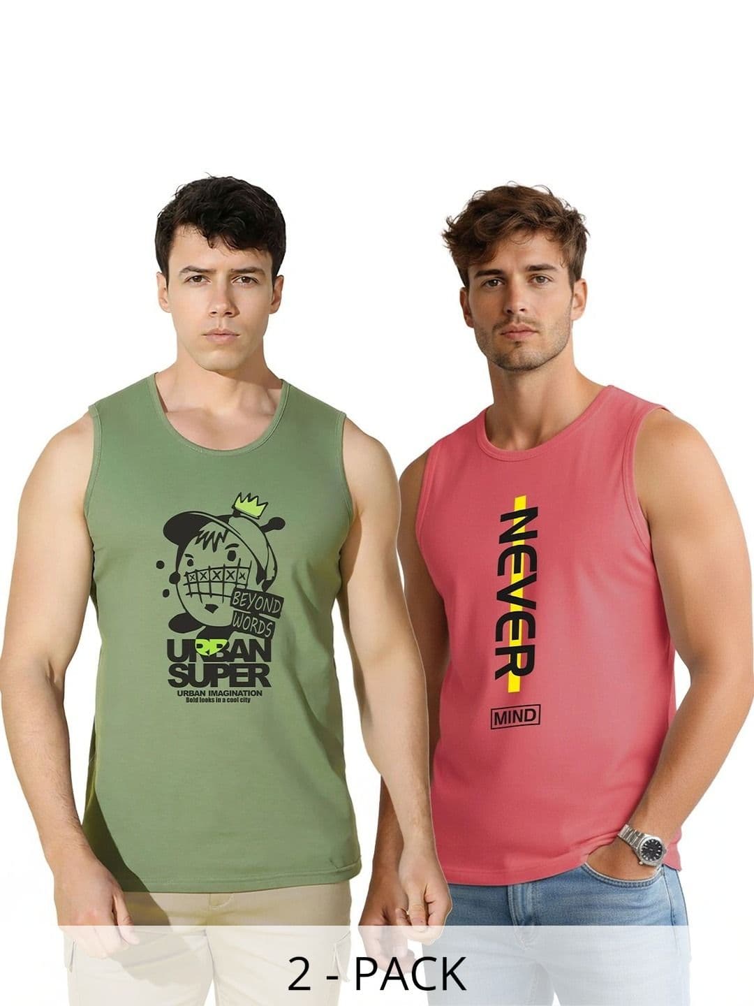 CRYPTIC Men 2 Printed T-shirt - view 1