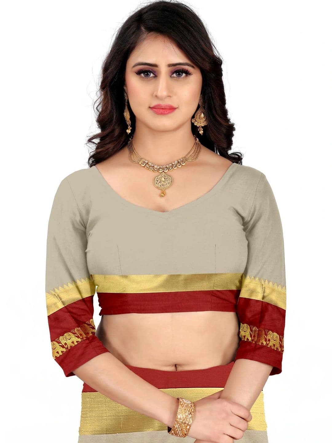 VEERAIVA Zari Silk Cotton Heavy Work Paithani Saree thumbnail 3