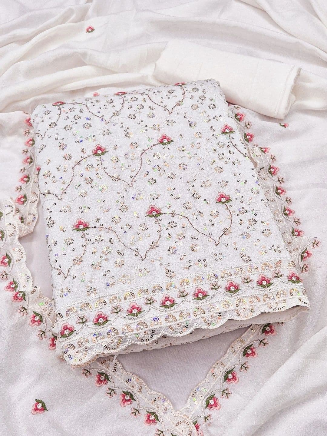 TAVAS Unstitched Dress Material - view 1
