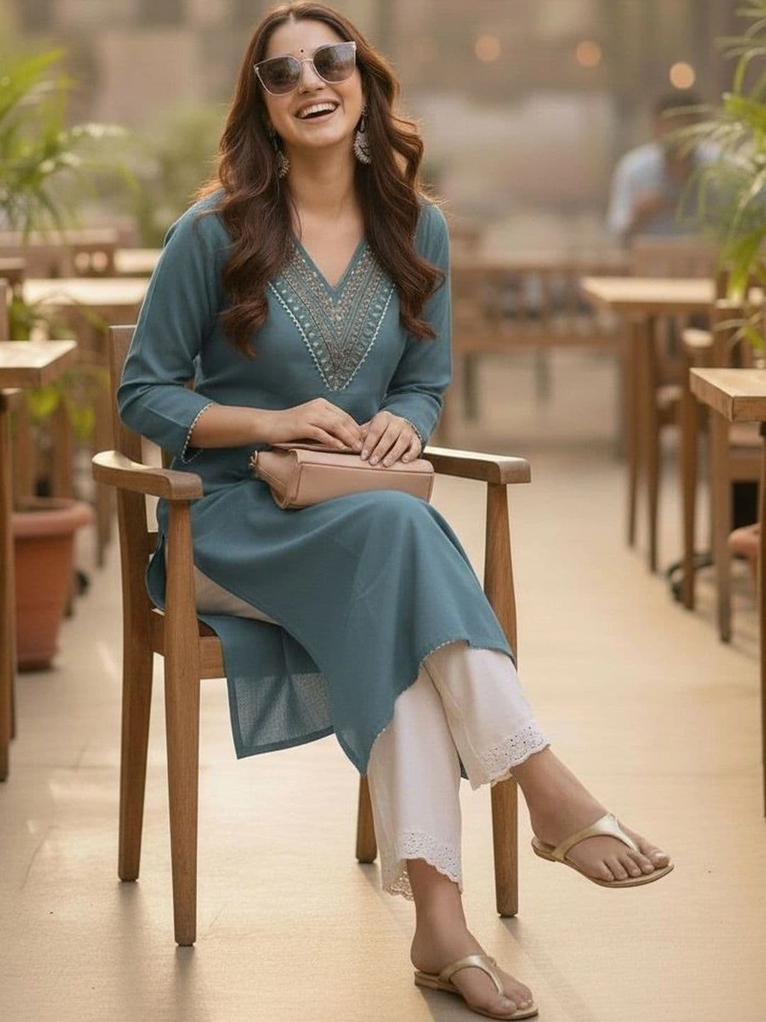 Pjyot by surhi Women Embellished Thread Work Kurta thumbnail 5