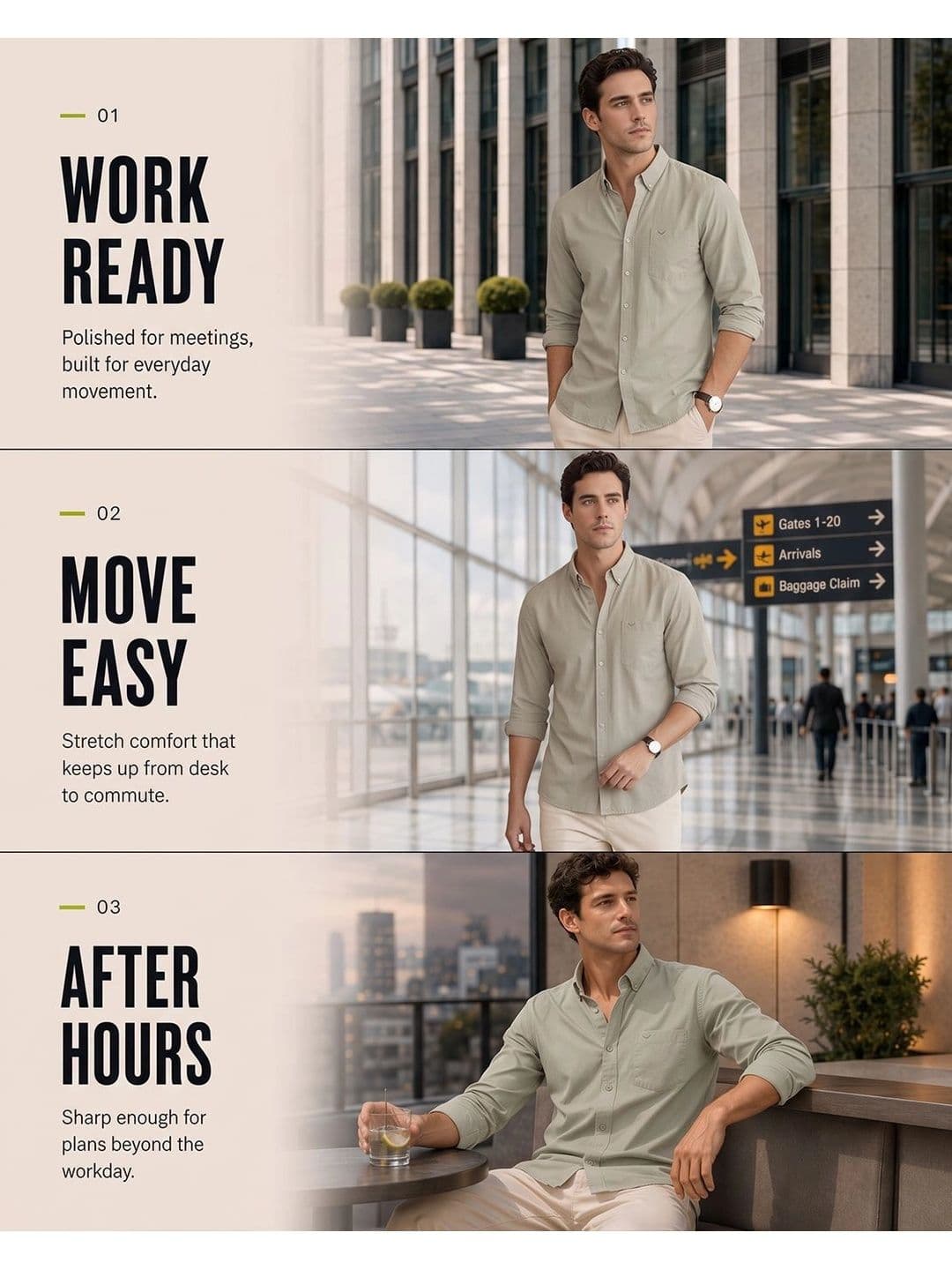 NOBERO Men Classic Casual Shirt thumbnail 4