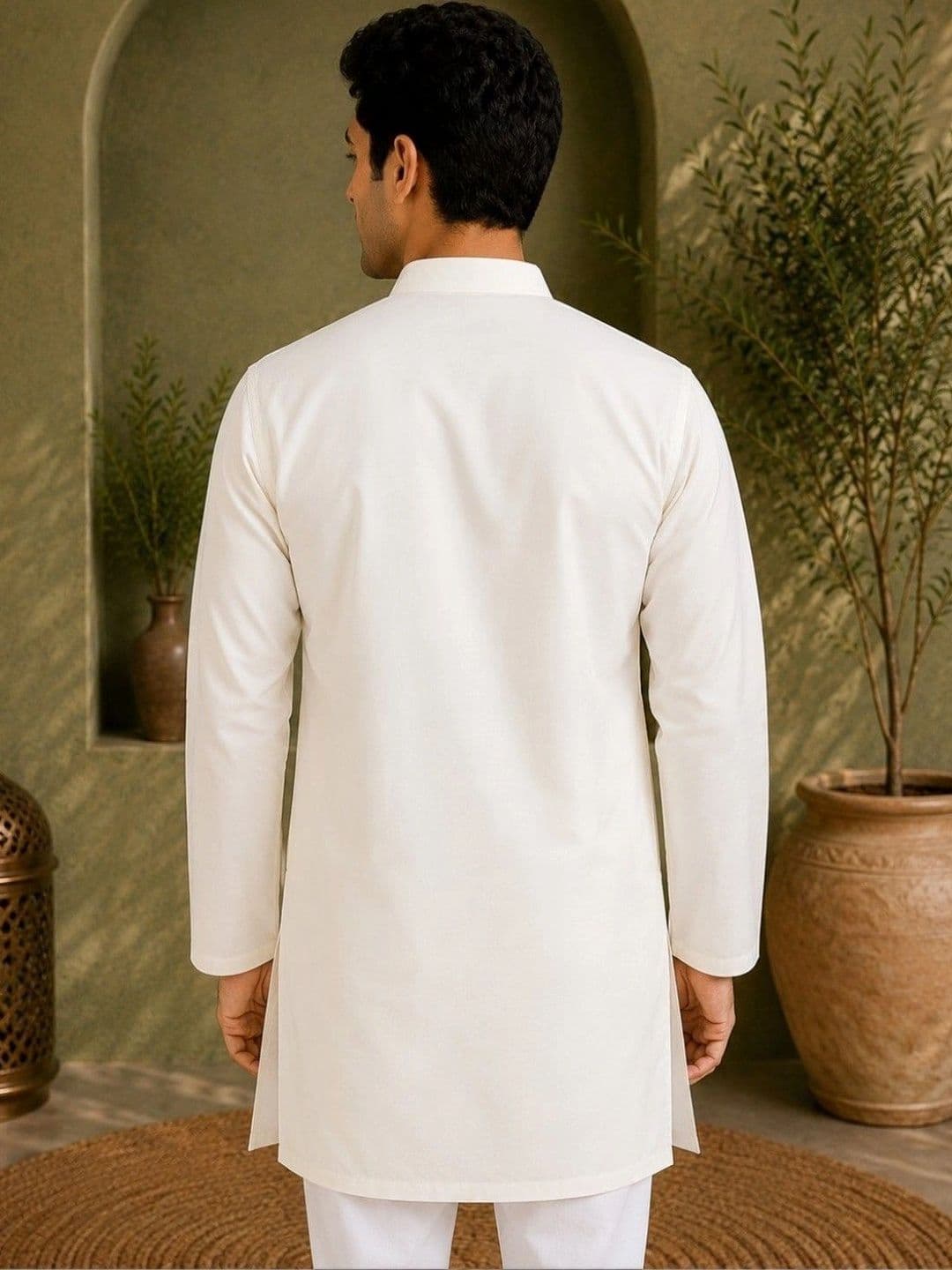 TATTVA Men Thread Work Kurta thumbnail 6