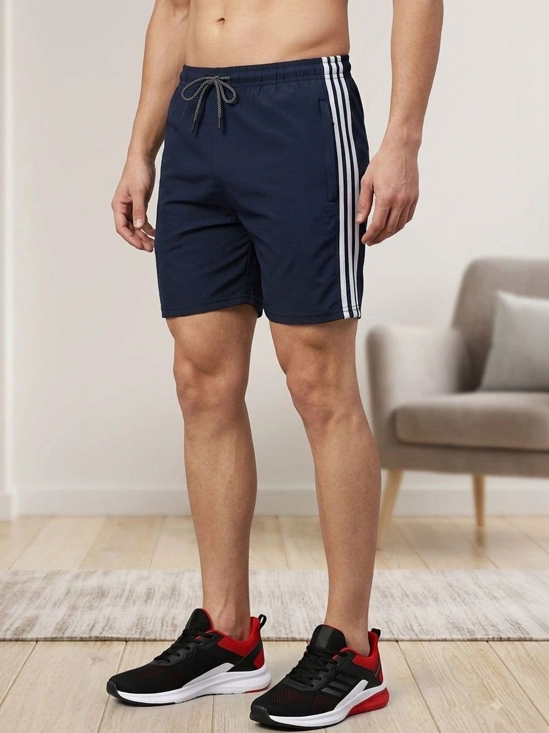 Zaahii Striped Thigh Length Boxers thumbnail 4