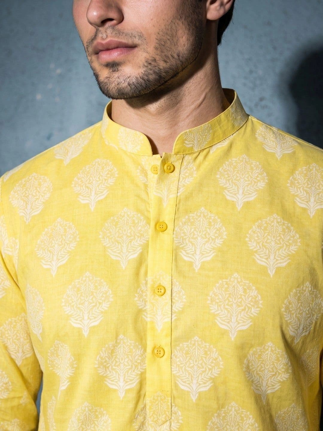 DRIP CHOWK Men Ethnic Motifs Printed Kurta thumbnail 2