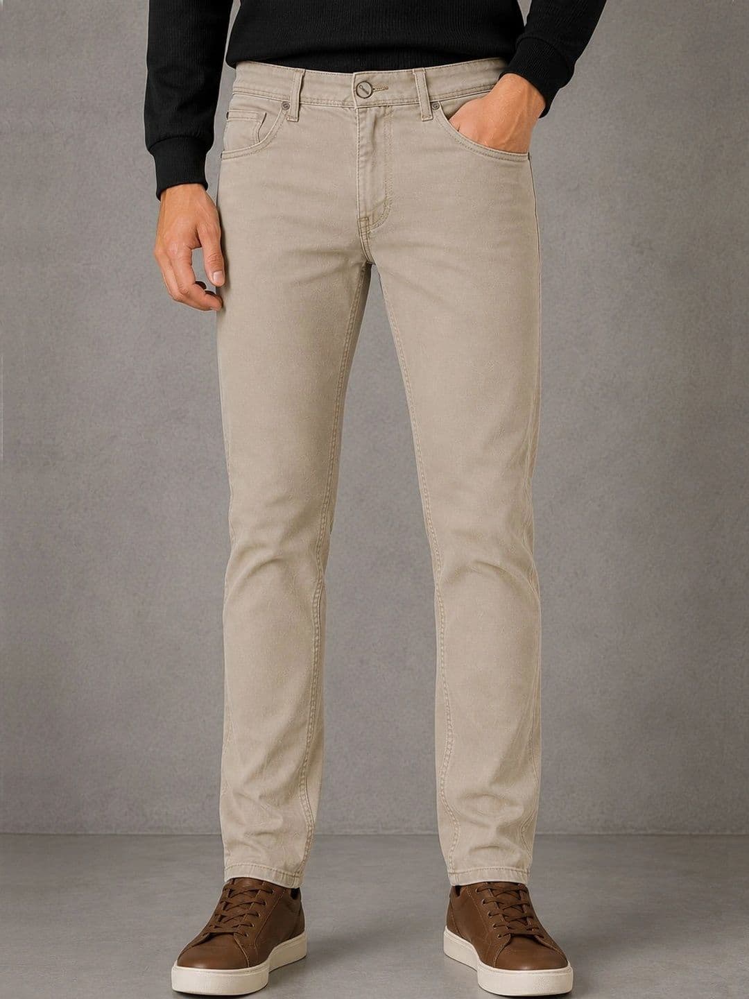Chennis Men Tapered Fit Mid-Rise Stretchable Jeans - view 1