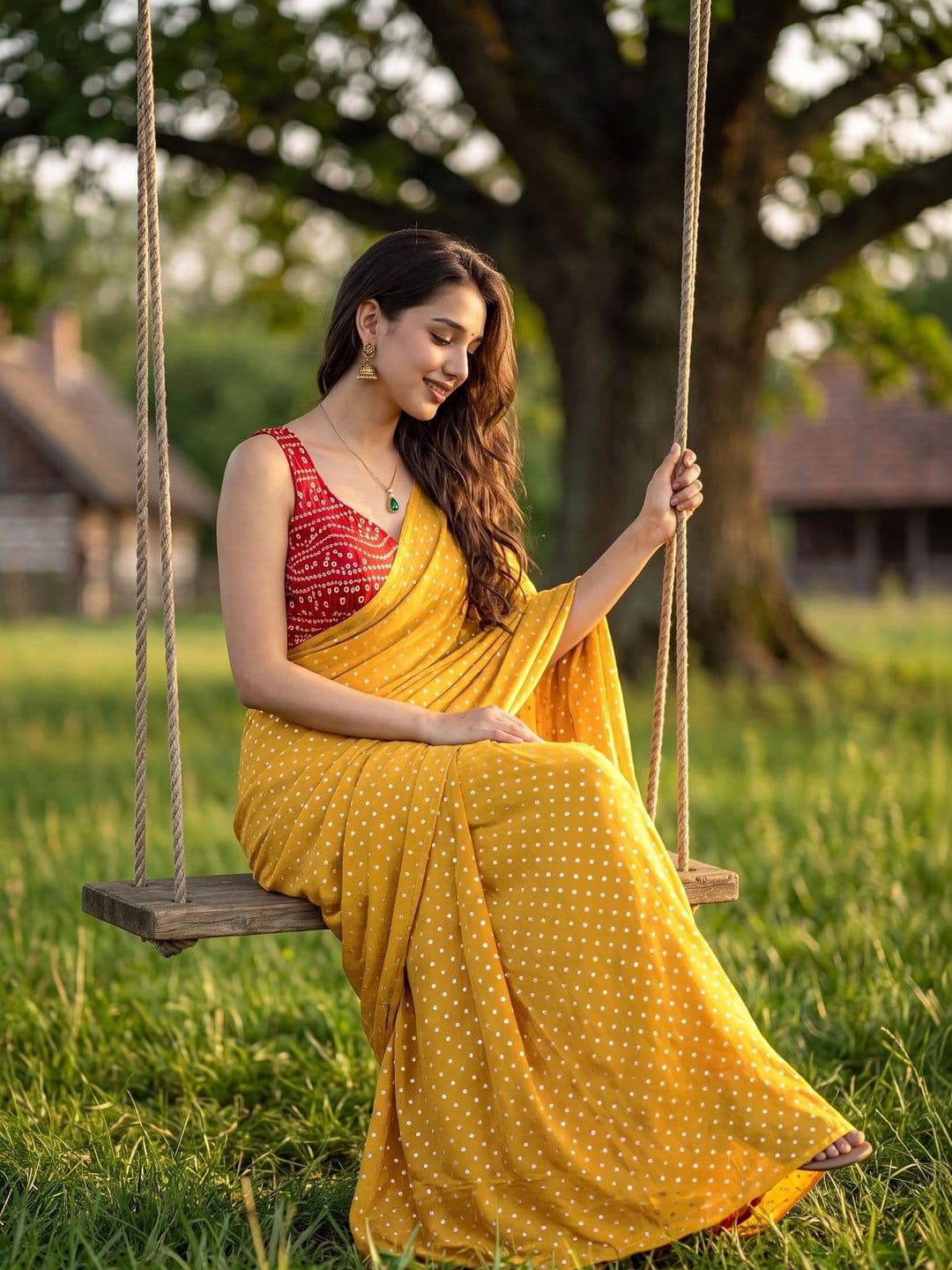 Looootnest Pure Georgette Saree thumbnail 3