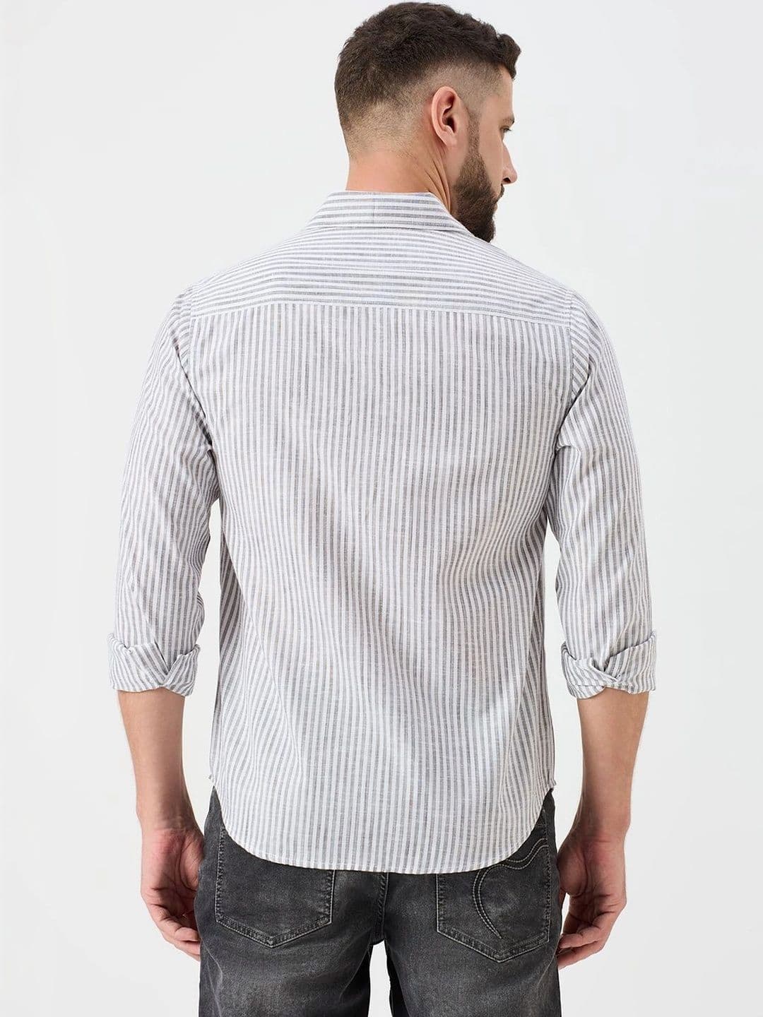 Mast & Harbour Men Comfort Striped Casual Shirt thumbnail 7