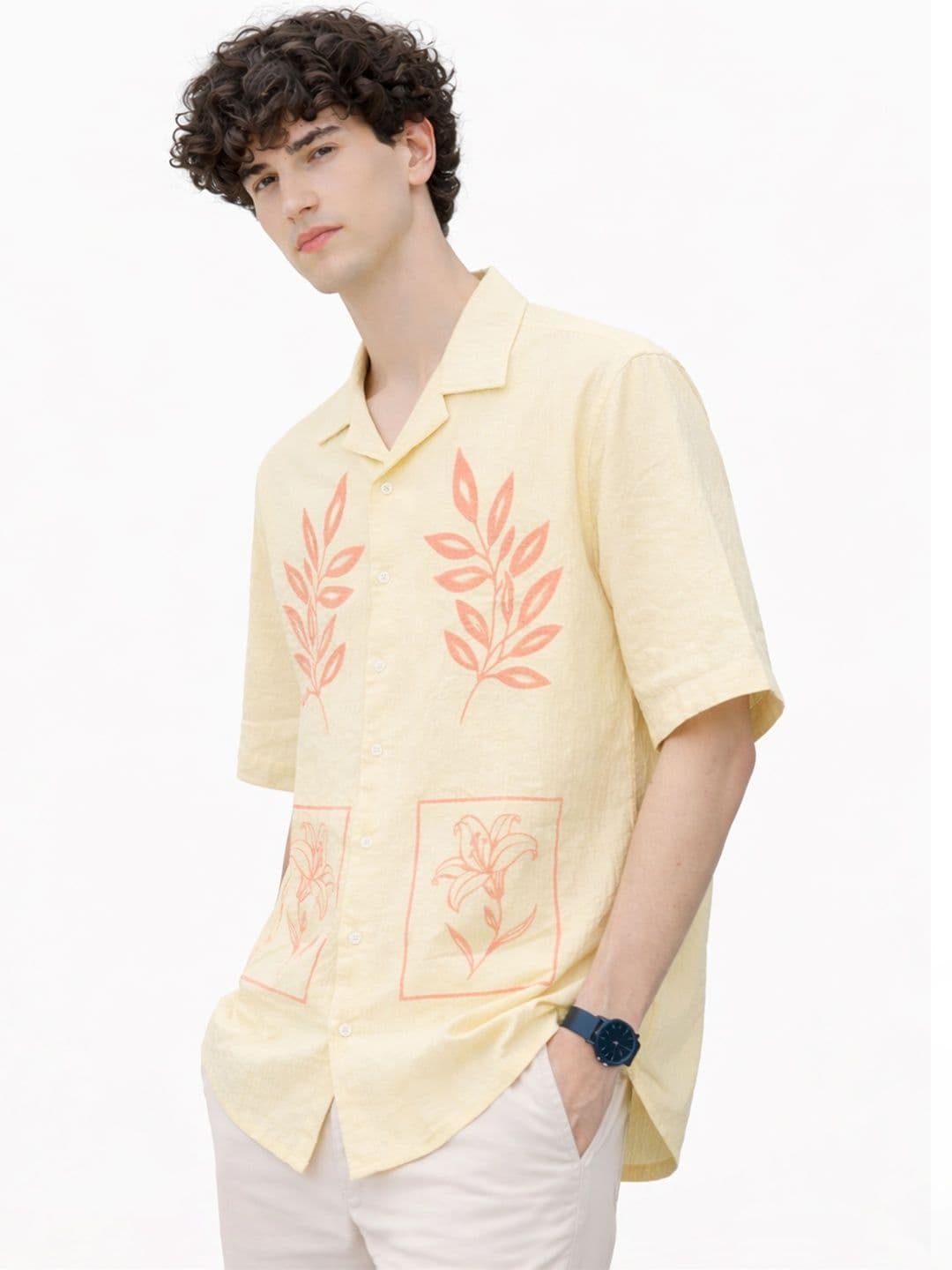 Mast & Harbour Men Relaxed Floral Printed Casual Shirt - view 1