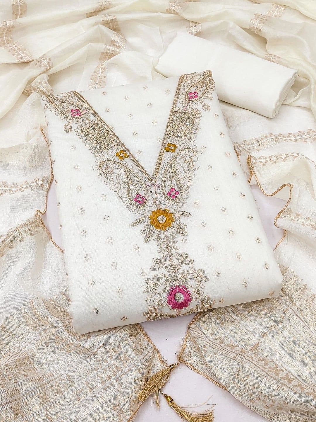TAVAS Unstitched Dress Material thumbnail 2