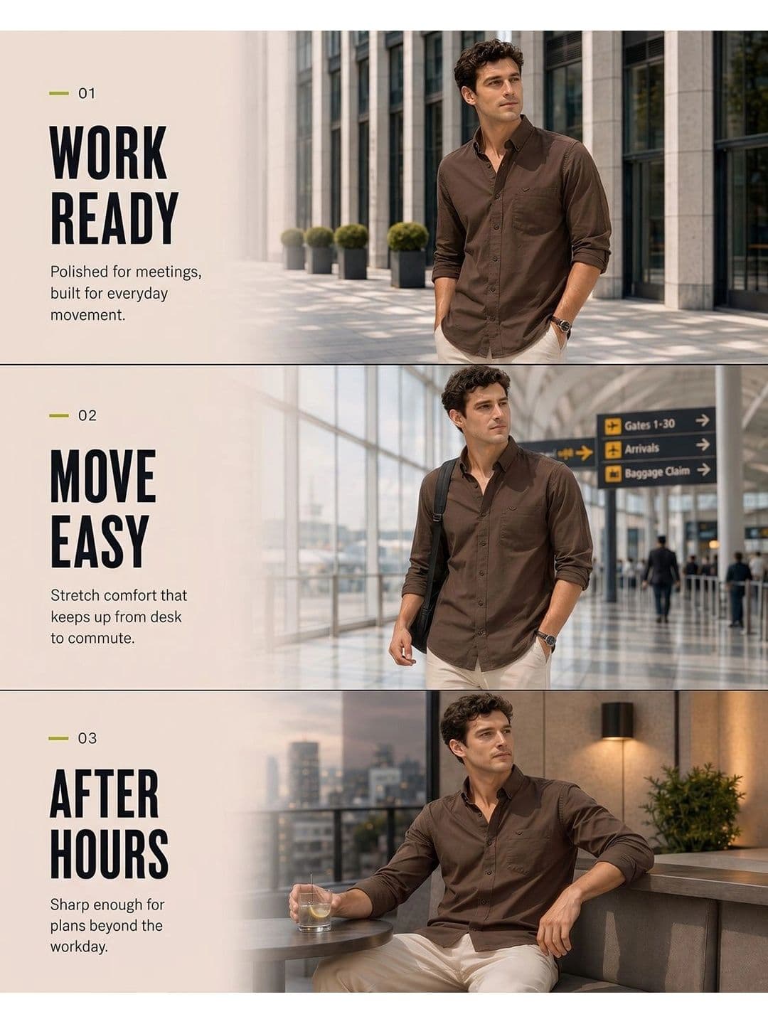 NOBERO Men Classic Casual Shirt thumbnail 5