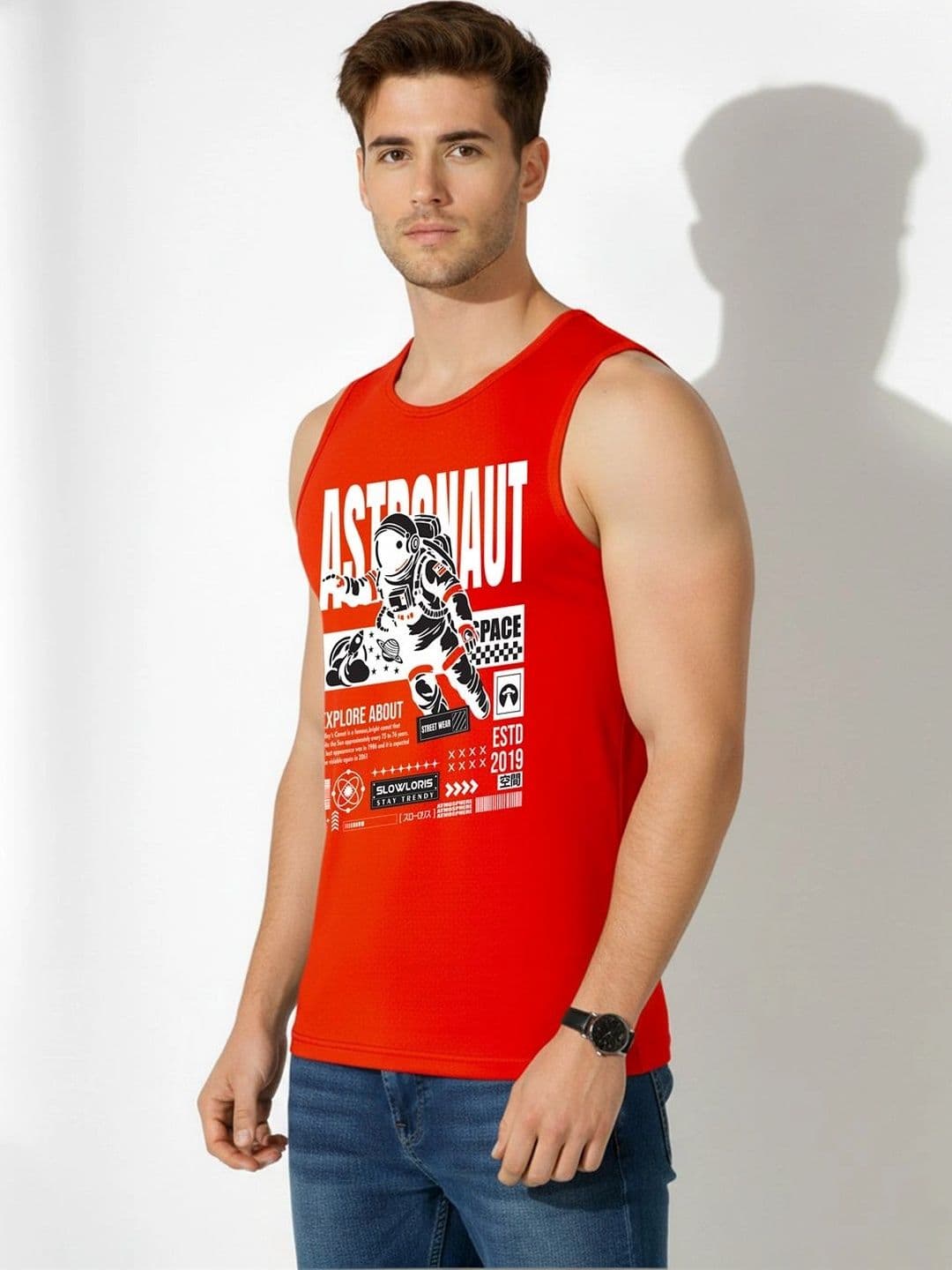 CRYPTIC Men 2 Sleevless Round neck  Printed T-shirt thumbnail 5