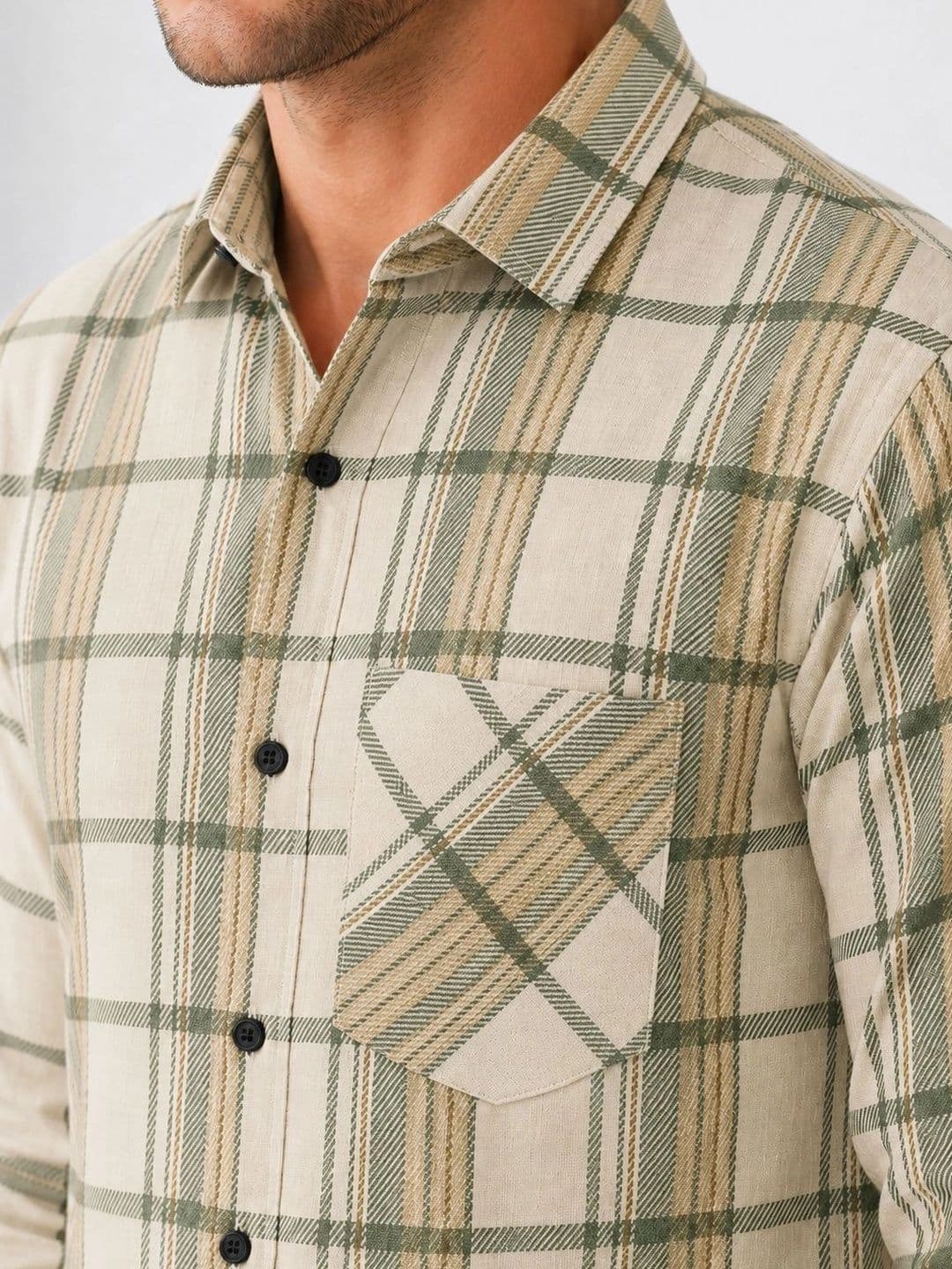 Mast & Harbour Men Comfort Checked Casual Shirt thumbnail 4