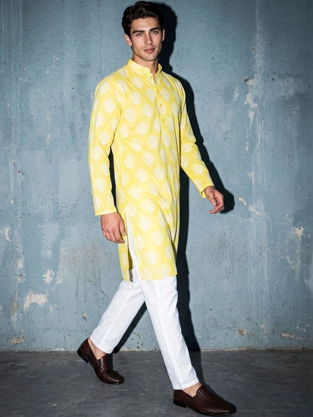 DRIP CHOWK Men Ethnic Motifs Printed Kurta thumbnail 4