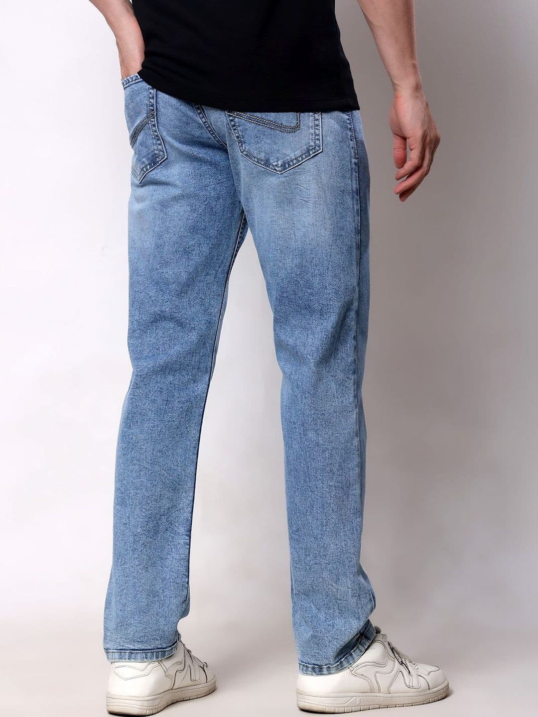 Stylox Men Slim Fit Mid-Rise Jeans thumbnail 3
