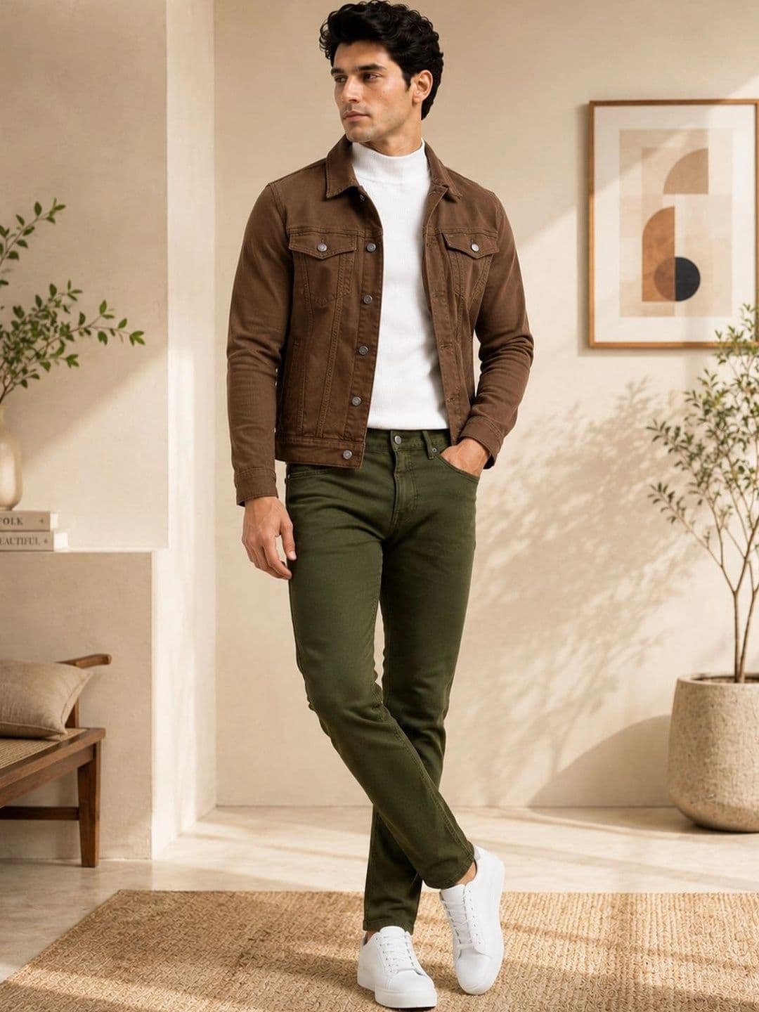 Chennis Men Slim Fit Mid-Rise Stretchable Jeans thumbnail 4