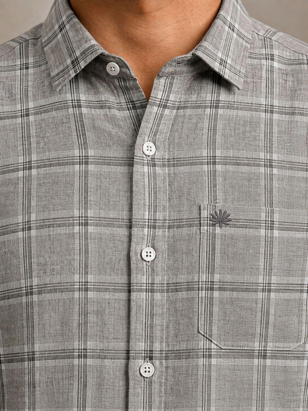 Chennis Men Slim Fit Checked Casual Shirt thumbnail 4