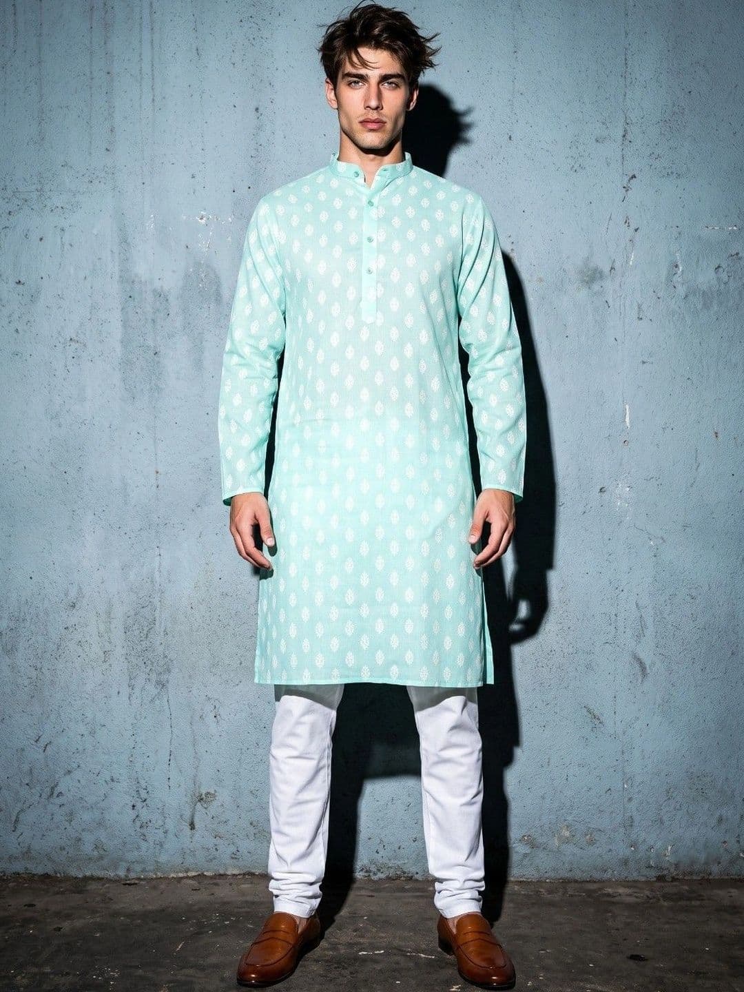 DRIP CHOWK Men Ethnic Motifs Printed Kurta thumbnail 4
