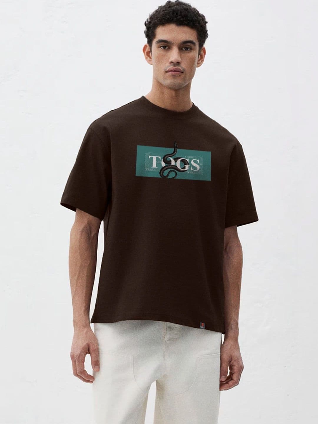 Moda rapido X TOGS & TERRE Men Printed Organic Cotton T-shirt - view 1