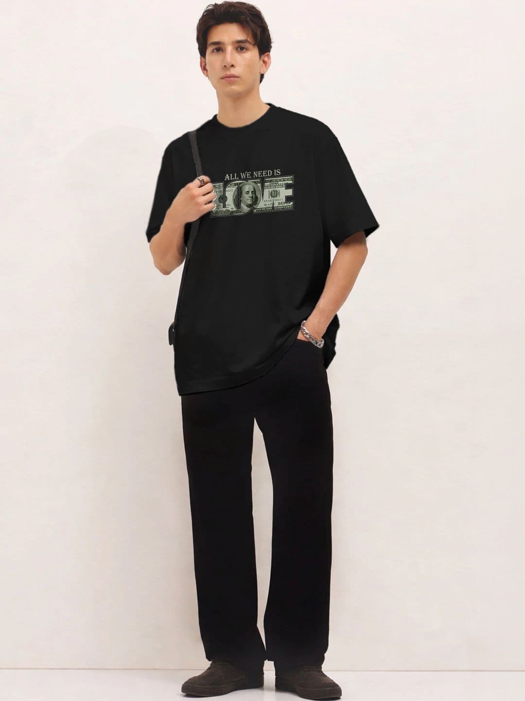 Moda rapido X TOGS & TERRE Men Typography Printed Organic Cotton Blend T-shirt thumbnail 2