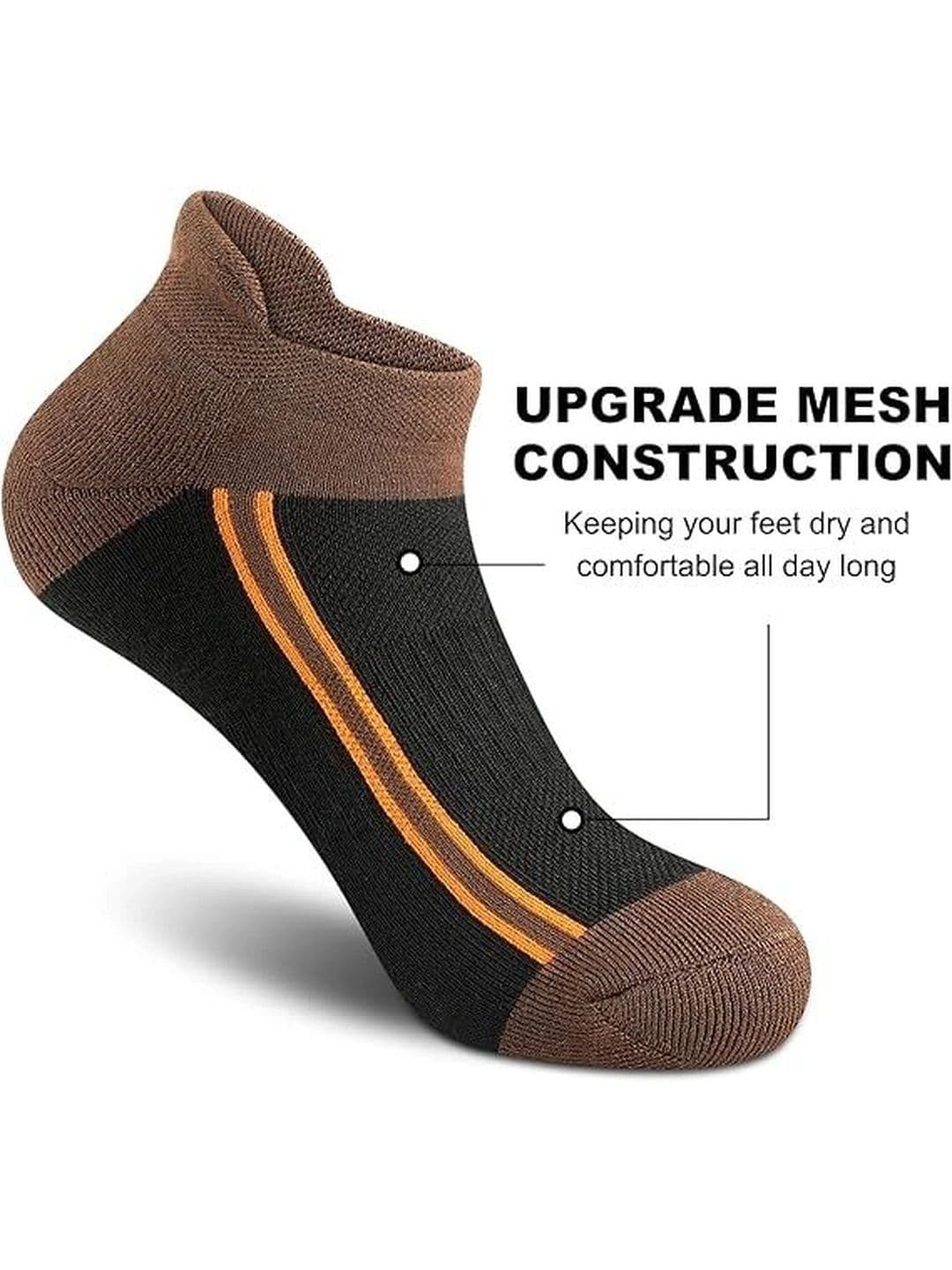 Moda Rapido Men Pack of 5 Cotton Blend Patterned Ankle Length Socks thumbnail 6