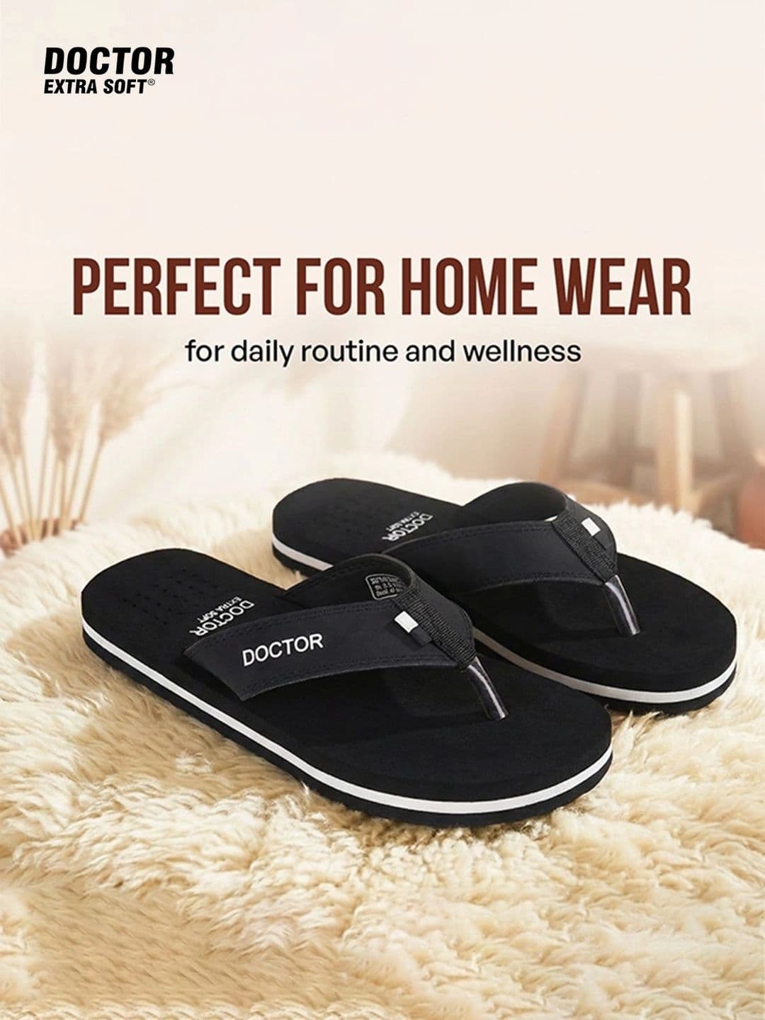 DOCTOR EXTRA SOFT Men Orthopedic Non-Slip Thong Flip-Flops thumbnail 4