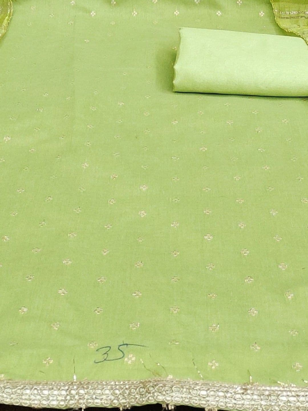 Dhaaga Ghar Embroidered Unstitched Dress Material thumbnail 2
