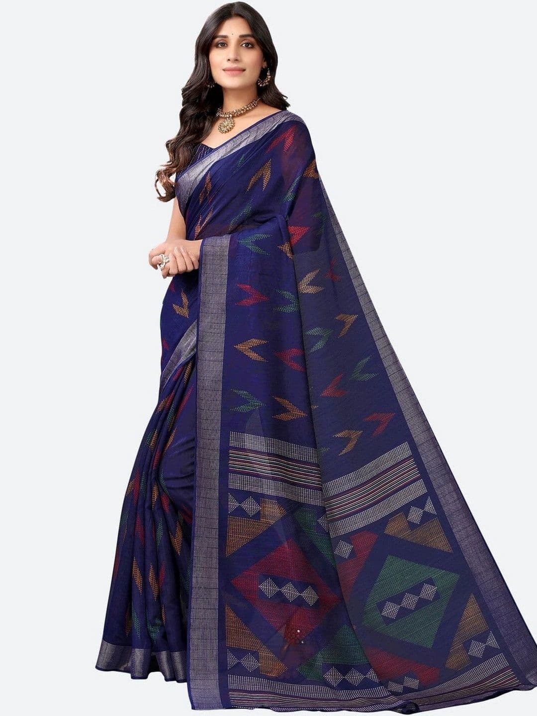 SANISA Ethnic Motifs Saree thumbnail 3