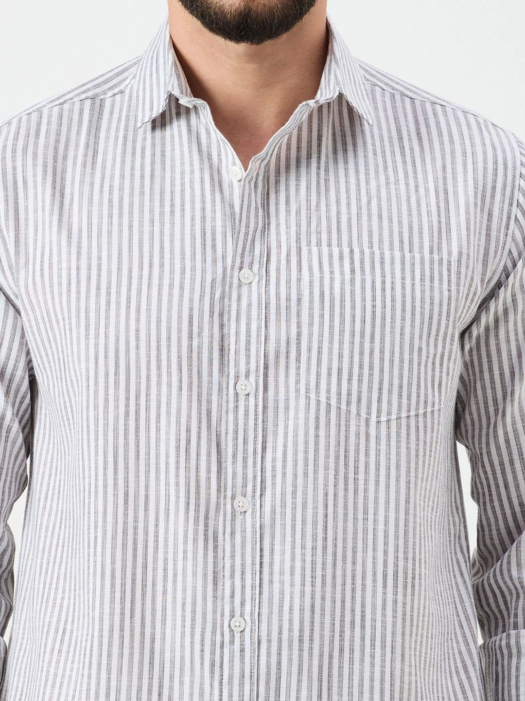 Mast & Harbour Men Comfort Striped Casual Shirt thumbnail 3