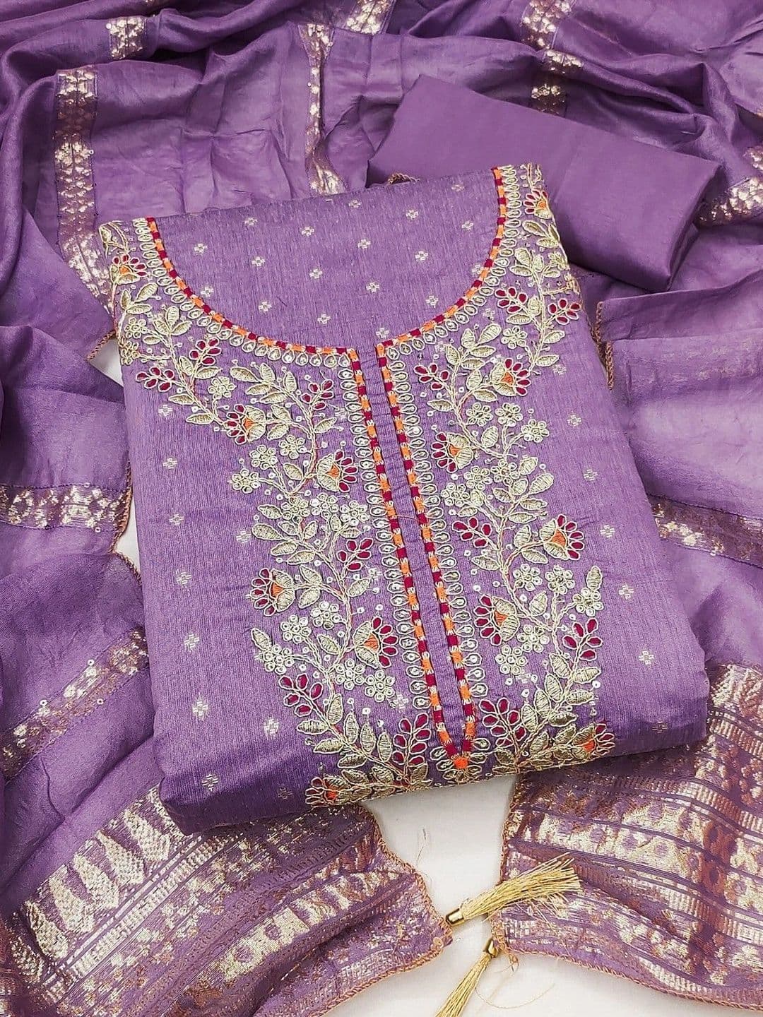 TAVAS Unstitched Dress Material thumbnail 3