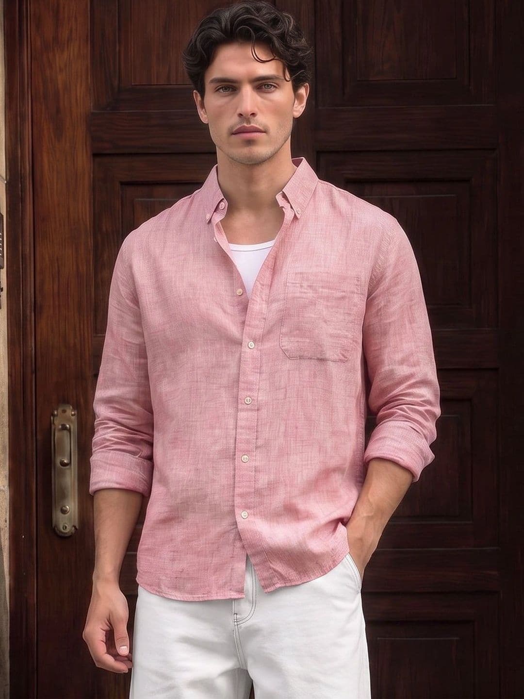 Powerlook Textured Long Sleeves Shirt thumbnail 2
