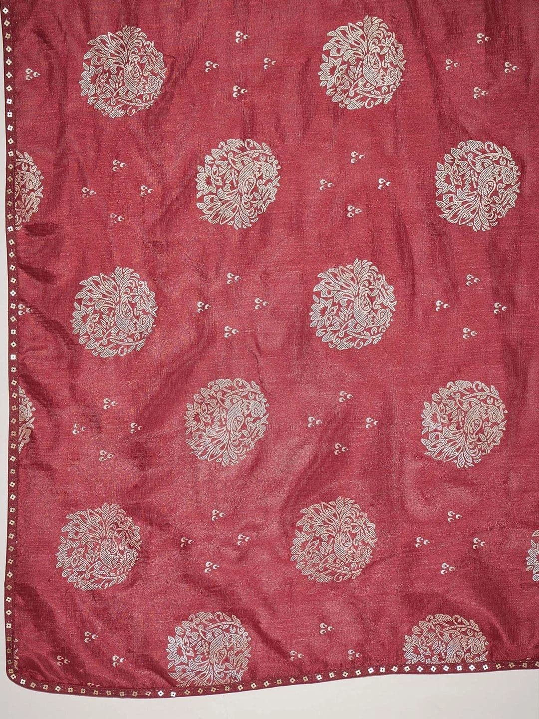 Sangria Woven Design Zari Poly Georgette Designer Saree thumbnail 4
